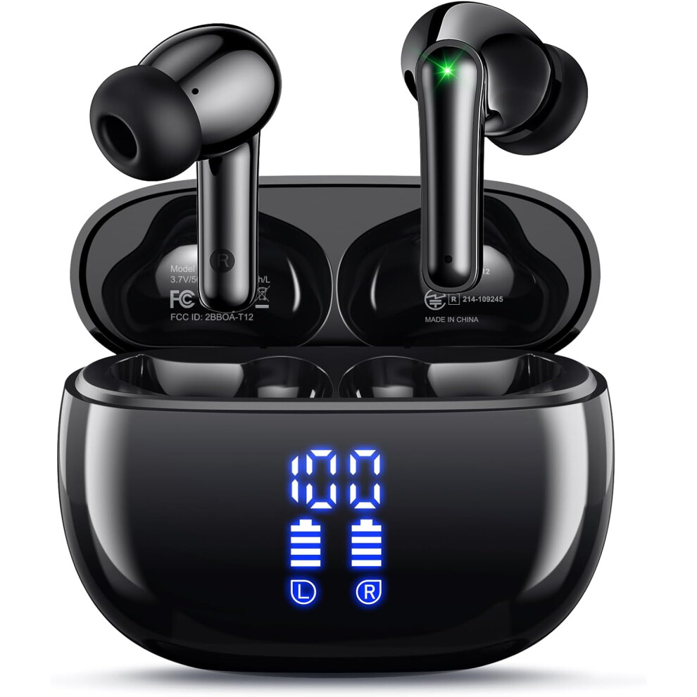 Wireless Earbuds With Deep Bass 40H Playtime Led Display 9085618965829