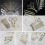 HEVIRGO Plate Stand Hardware Round Gold 2 or 3 Tier 1