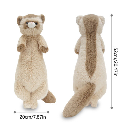 Furão de Pelúcia, Animal de Pelúcia Macio, 52 cm (20,5 polegadas) 1