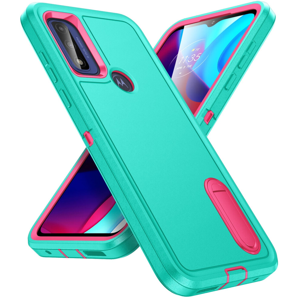 Motorola Moto G Play 2023 Case Rugged 3-Layer Kickstand 9085618965577
