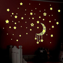 Kids Bedroom Wall Stickers Glow-in-the-Dark Set