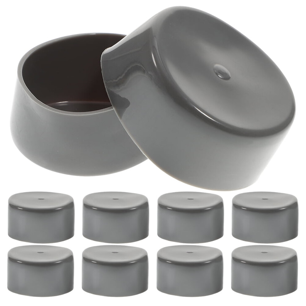 Trailer Hub Cap Rubber Plugs 1.98 Inch 10 Pcs Black 9399596266954