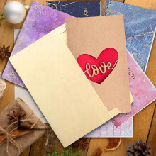 Mother's Day Greeting Card with Paper-Cut Flowers Large