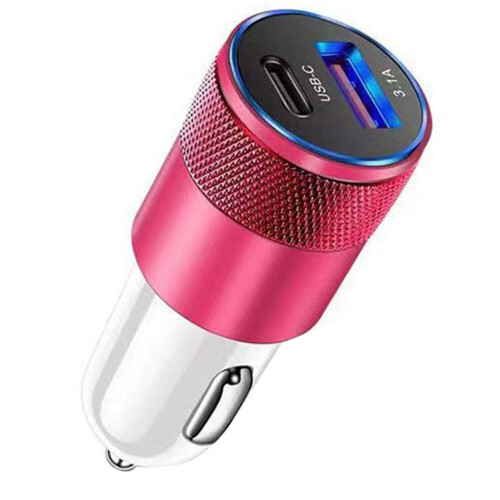 65W Car Charger Quick Charge 3.0 USB Type-C Cigarette