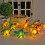 LED Dinosaur String Lights Battery Operated 20 Lights 1
