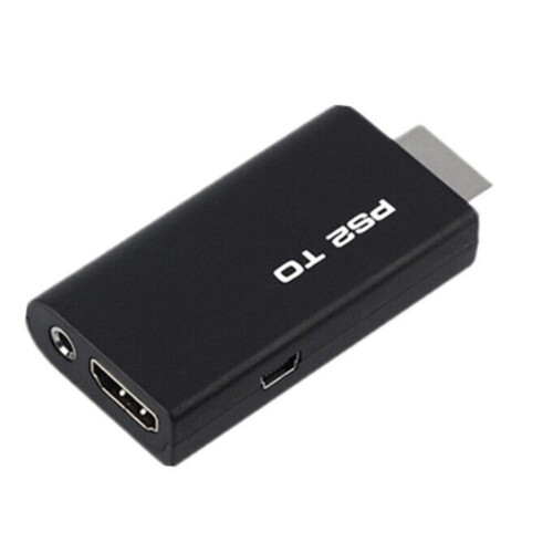 PS2 to HDMI Adapter Cable with RCA AV Audio Video Support