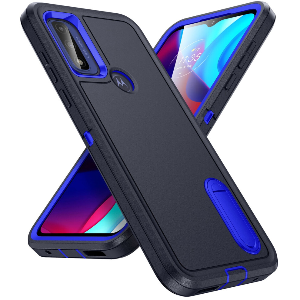 Motorola Moto G Play (2023) Case 3-Layer Rugged Kickstand 9085618961180