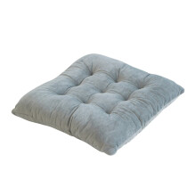 Crystal velvet seat pad solid color thickened with ties
