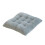 Crystal velvet seat pad solid color thickened with ties 1
