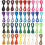 Gewachstes Polyestergarn, 1 mm, 40 Farben, 10 m pro Rolle 1