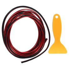Red Car Interior Molding Trim for Automotive Body Decoration