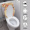 Set capace de toaletă cu design floral, fluture, pachet de 2 3