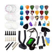 Guitar Accessories Kit with Capo and Tuner 48 to 66 Pieces