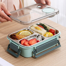 Boîte à lunch portable en acier inoxydable 304 de qualité alimentaire, scellée