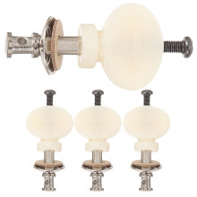 Ukulele Tuning Pegs White Plastic 4 Pcs