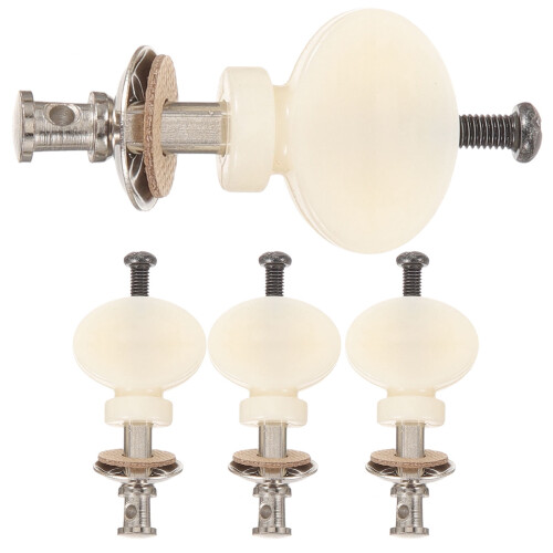 Ukulele Tuning Pegs White Plastic 4 Pcs