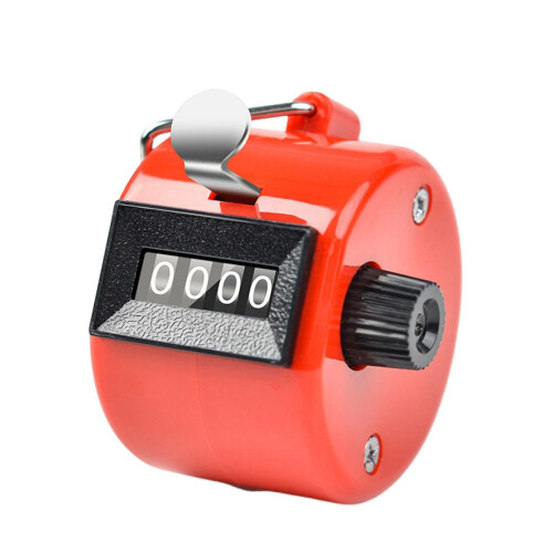 Handheld Tally Counter 4-Digit Mechanical Clicker