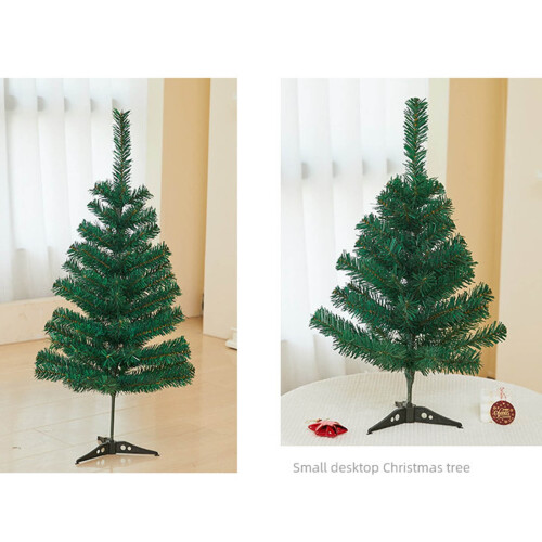 4FT Flocked Christmas Tree with Hinged Branches 200 Tips 2
