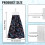 Galaxy Dragonfly Kitchen Towels 2 Pcs Snap Button 7