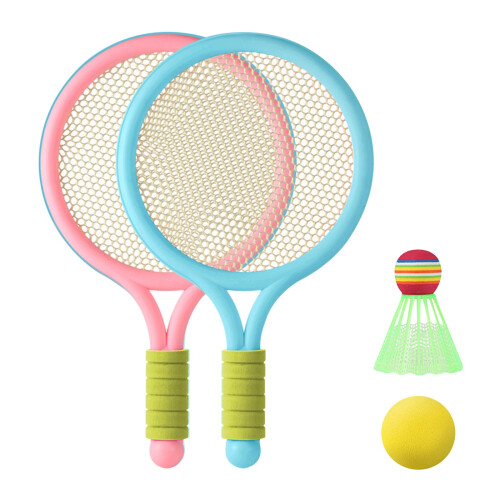 Kids Tennis Racket with Soft Balls and Shuttlecocks