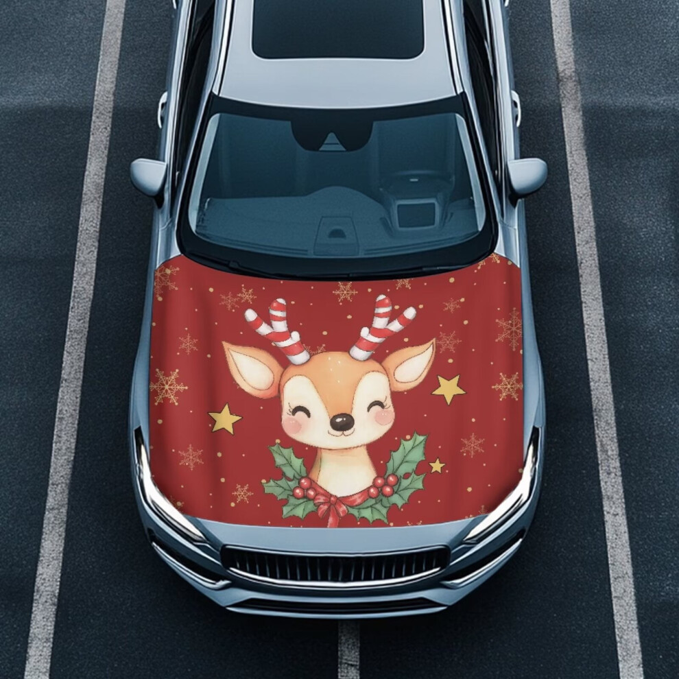 Car Hood Cover Waterproof Elk Design Universal For All 9085618951495