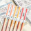 Schwarze Gelstifte, 0,5 mm, feine Spitze, 6er-Pack 3