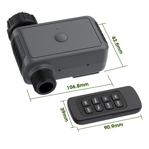 Smart irrigation timer with remote control 1 unit