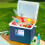 5L portable insulated cooler box with handle 1