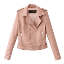 Women's Plus Size Zip-Up Jacket Long Sleeve Notched Lapel