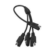 SAE Y Splitter Adapter Cable 18AWG 1-to-2/3/4