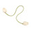 Floral Tulip Curtain Tiebacks Soft Cloth Cord 2