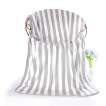 Karymi Soft Striped Bath Towel 70x140cm Quick-Dry Absorbent