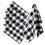 Black and White Cotton Dish Towel Classic Plaid 1 Pack 1