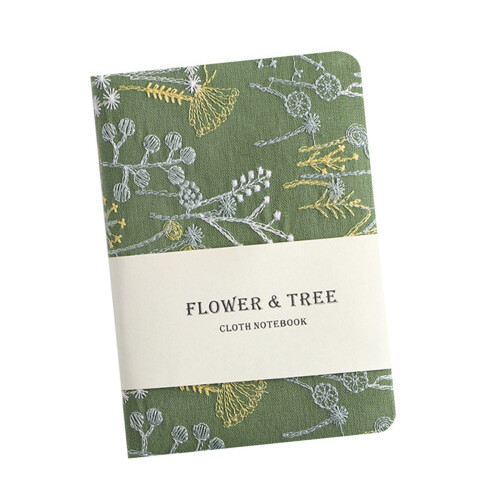 Hardcover Lined Notebook 256 Pages Wide Ruled