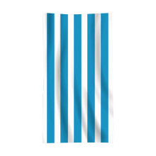 Stripe Beach Towel Light Blue 27 x 55 Inches