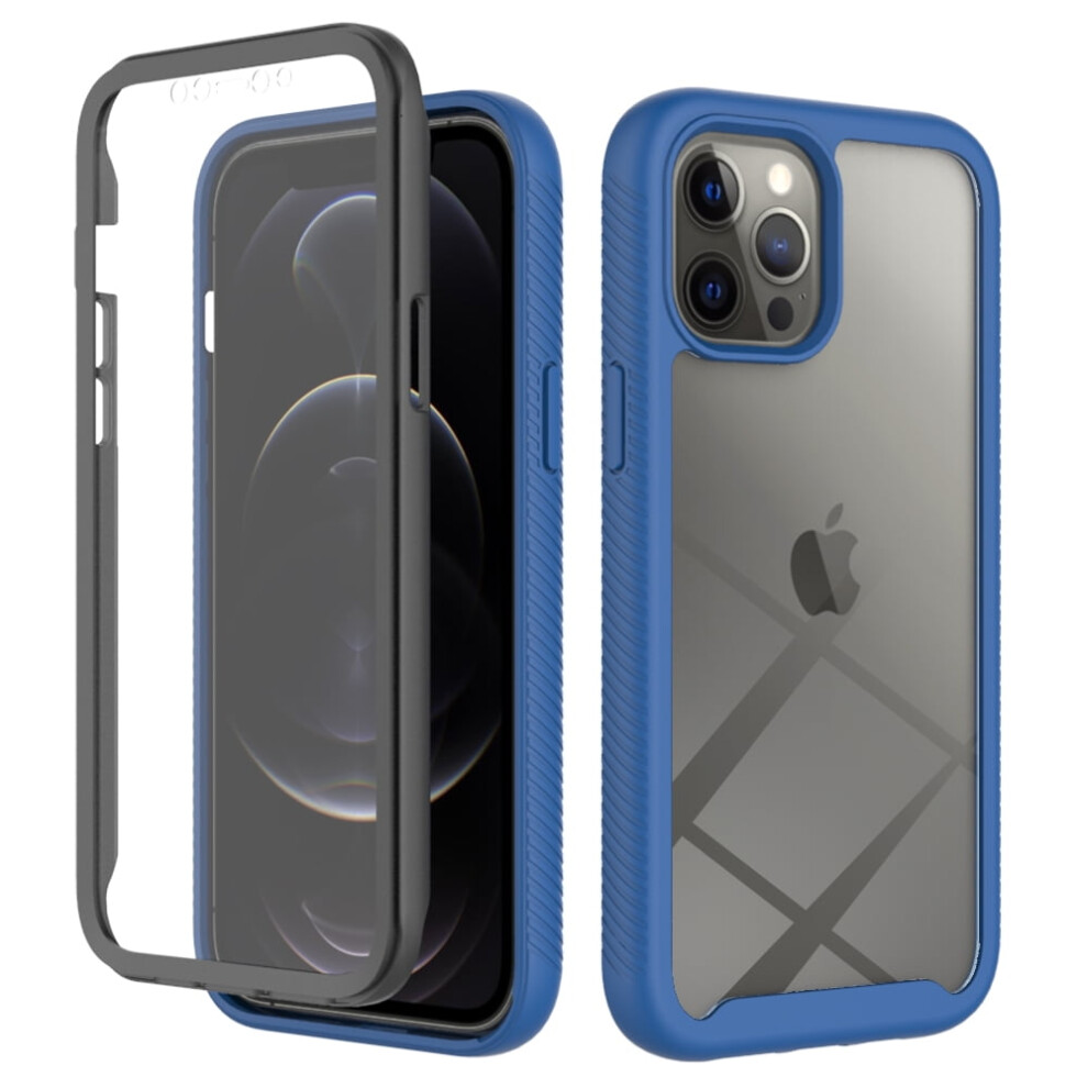 Iphone 12/12 Pro Case With Built-In Screen Protector Dark 9043876450235
