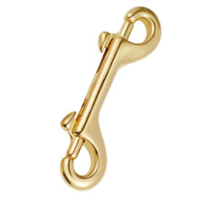Brass Double-Sided Snap Hook for Dog Leashes Heavy Duty