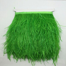 Feather Fringe Trim Green DIY Costume Hat Decoration