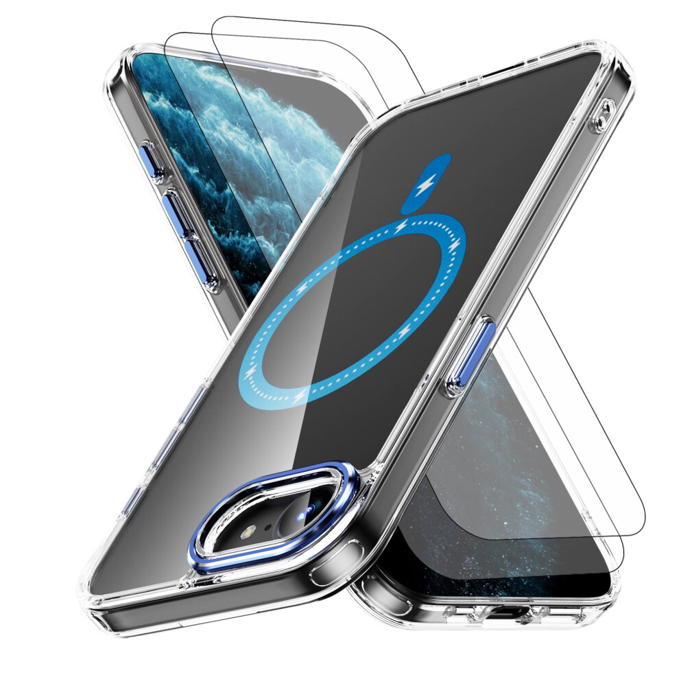 Iphone 16E And Se4 Translucent Magnetic Case With 2 Screen 9027700696914