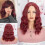 Synthetische Lace-Front-Perücke für Damen – vorgezupft, lang 1