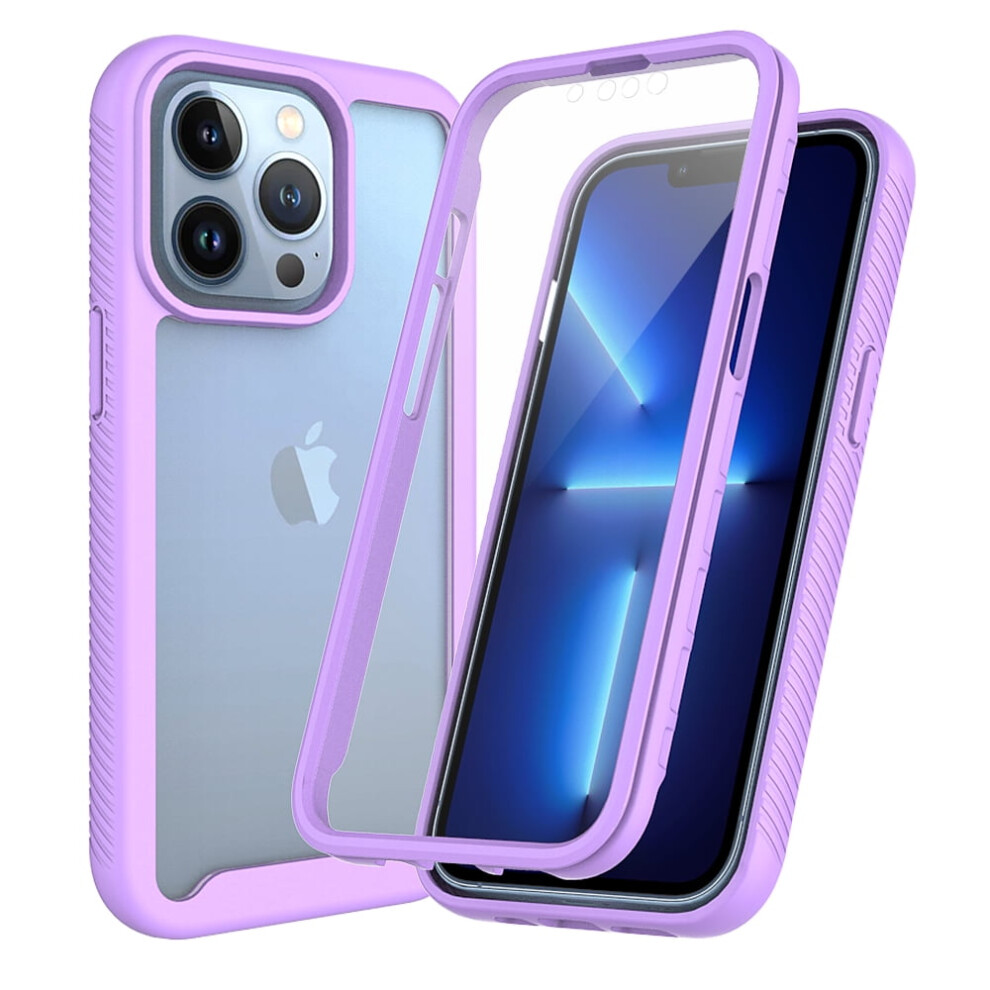 Iphone 11 Case With Built-In Screen Protector Rugged Purple 9043876451522