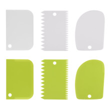 Bench Scraper Kitchen Tool Set 6 Pieces