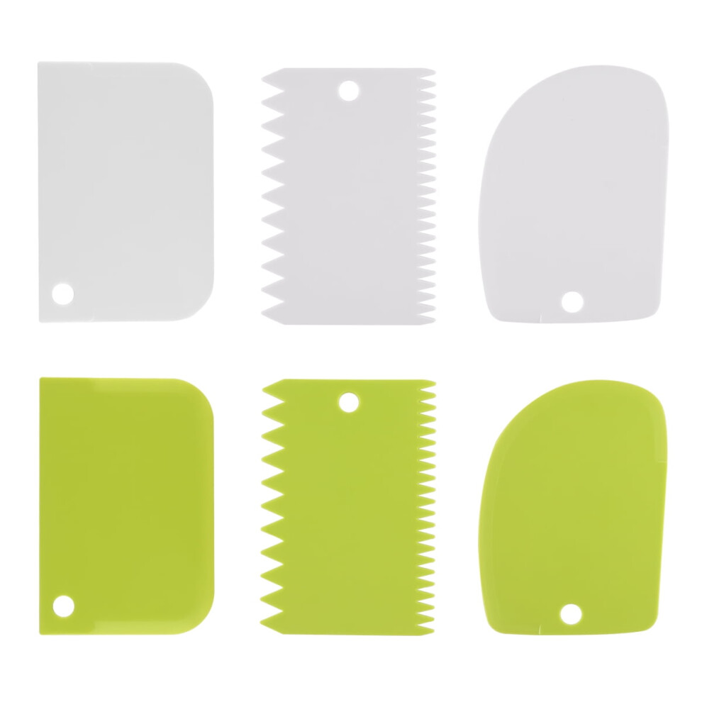 Bench Scraper Kitchen Bowl Scraper 6 Piece 9027700703964