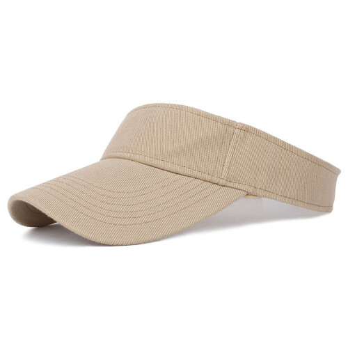 Cotton Sun Visor Hat Adjustable UV Protection