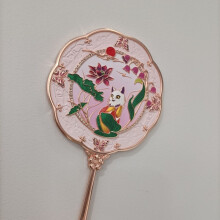 Hand Mirror Hummingbird Embossing Metal 1 Pack