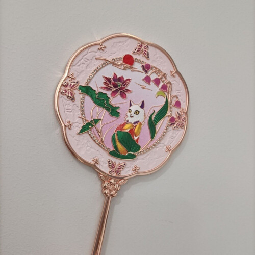 Hand Mirror Hummingbird Embossing Metal 1 Pack