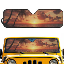 Windshield Sun Shade for Jeep Wrangler JL 2024–2025 UV