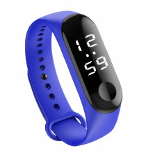 ANMUYUM Pedometer Watch Dark Blue LCD Fitness Tracker