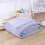 Flannel Fleece Blanket Grey 27.5 x 39.4 Inches 1