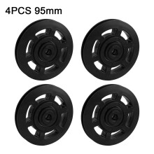 Nylon Bearing Pulley Wheel for Fitness Equipment 4 pcs